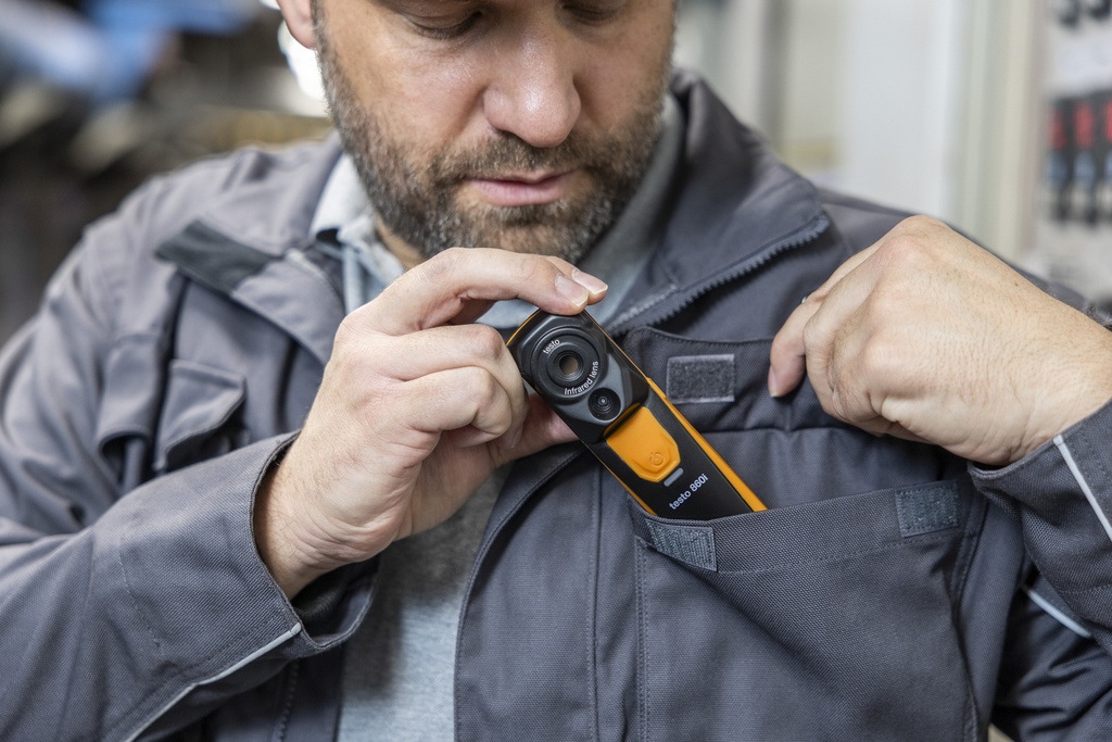 testo 860i kit - Wireless thermal imaging camera for smartphones incl. pouch