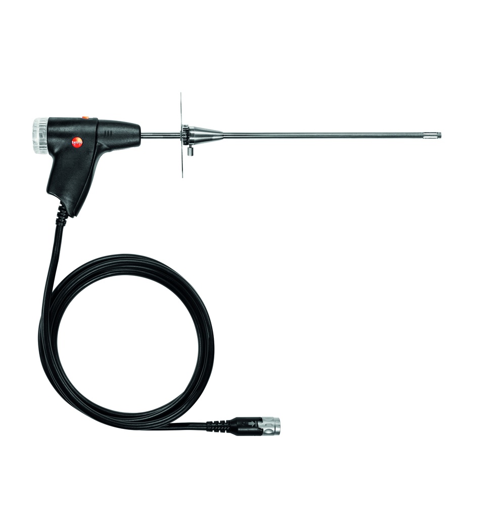 Modular flue gas probe 335 mm immersion depth, incl. cone, thermocouple NiCr-Ni (TI) Tmax 1000 °C and NO2/SO2 special hose 2.2 m