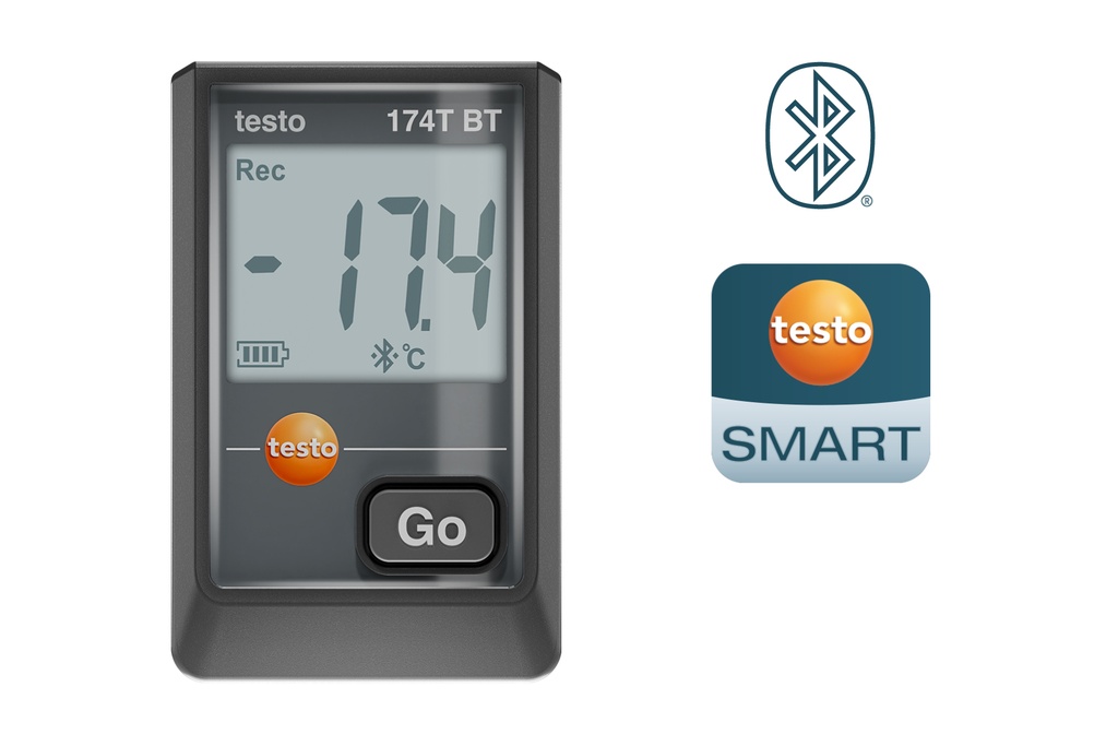 testo 174 T BT - Mini temperature data logger with Bluetooth