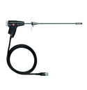 Modular flue gas probe with pre-filter Ø 14 mm 335 mm immersion depth, incl. cone, thermocouple NiCr-Ni (TI) Tmax 1000°C and NO2/SO2 special hose 2.2 m