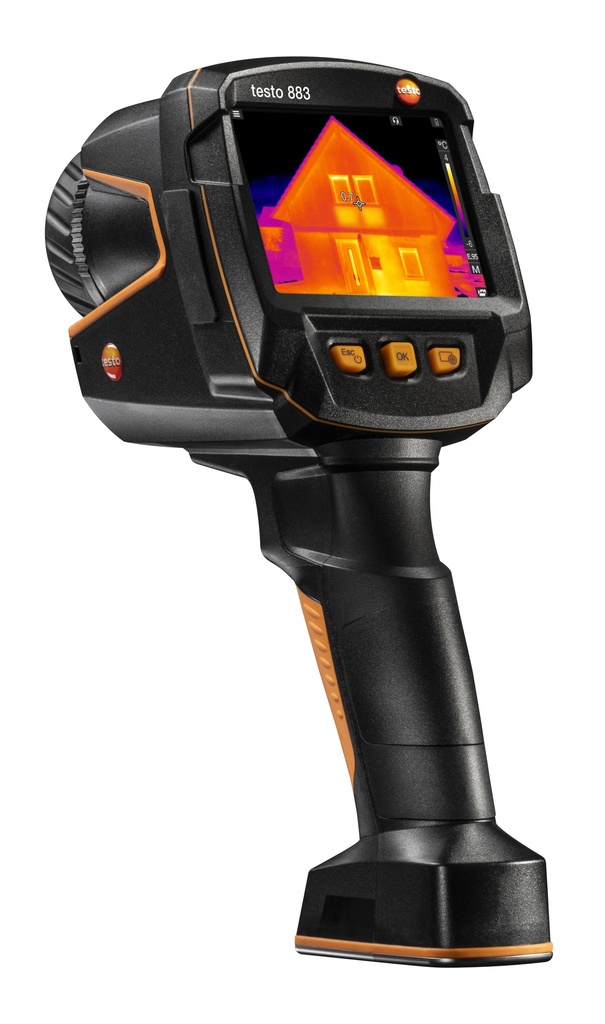 testo 883 Thermal imager with standard lens 30° x 23°