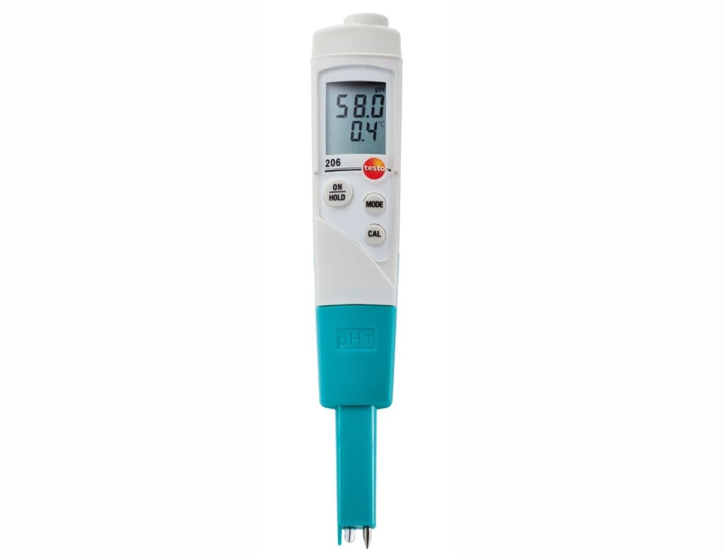 testo 206 pH1 pH/temperature measuring instrument for liquids