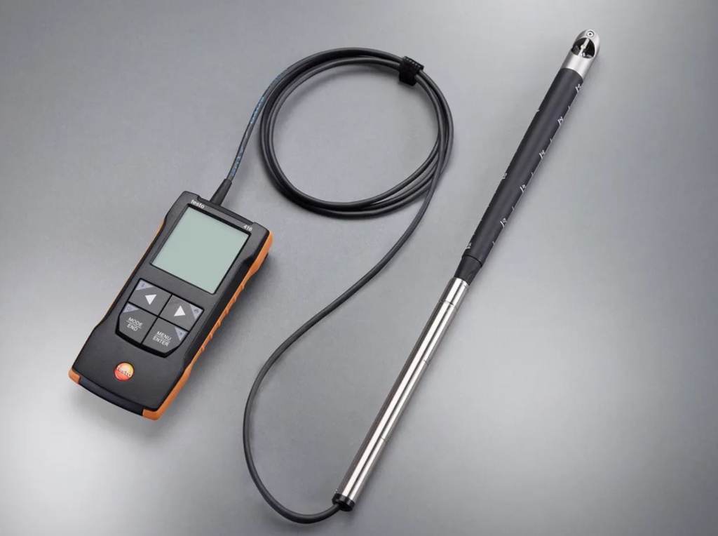 testo 416 Digital 16 mm vane anemometer with App connection