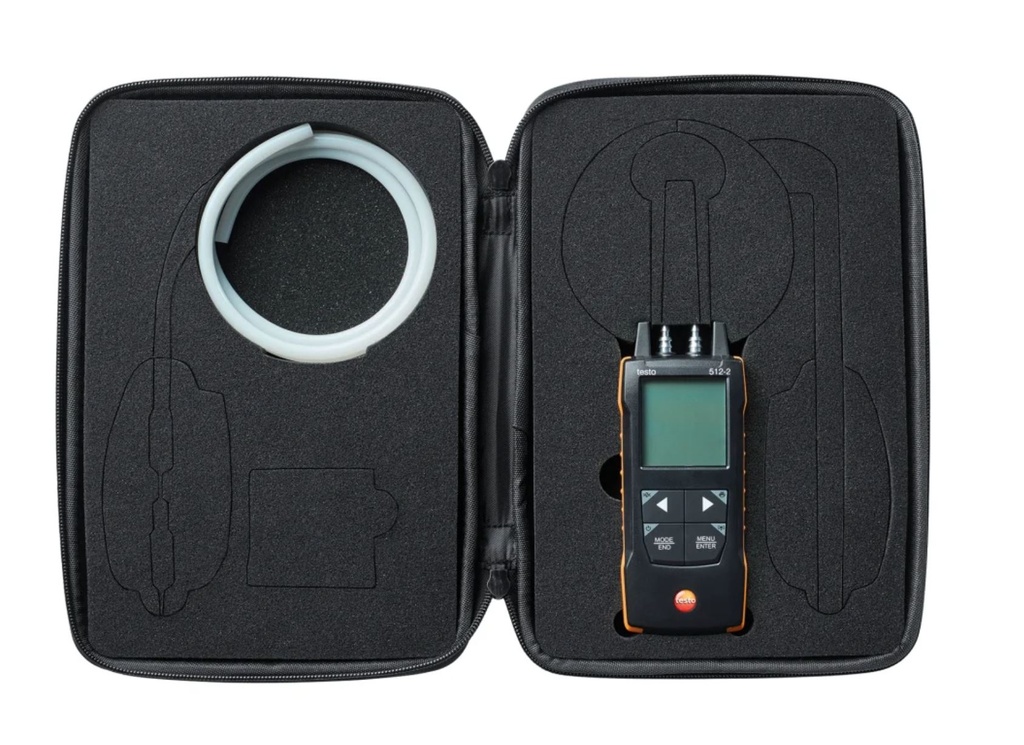 testo 512-2 Digital differential pressure measuring instrument with App connection