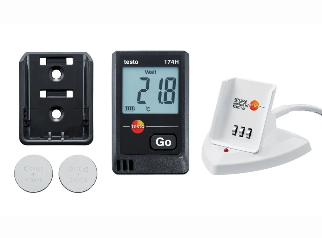 Set Testo 174-H. humidity data logger