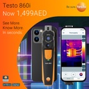 testo 860i kit - Wireless thermal imaging camera for smartphones incl. pouch
