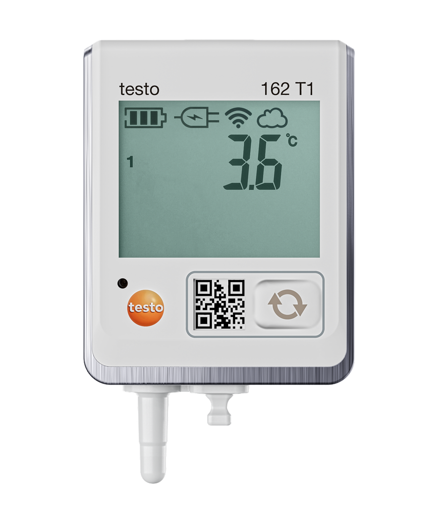 testo 162 T1 - Online data logger with display and integrated temperature sensor