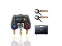 testo 550i Smart Kit - App-controlled digital manifold with wireless clamp temperature probes (NTC)