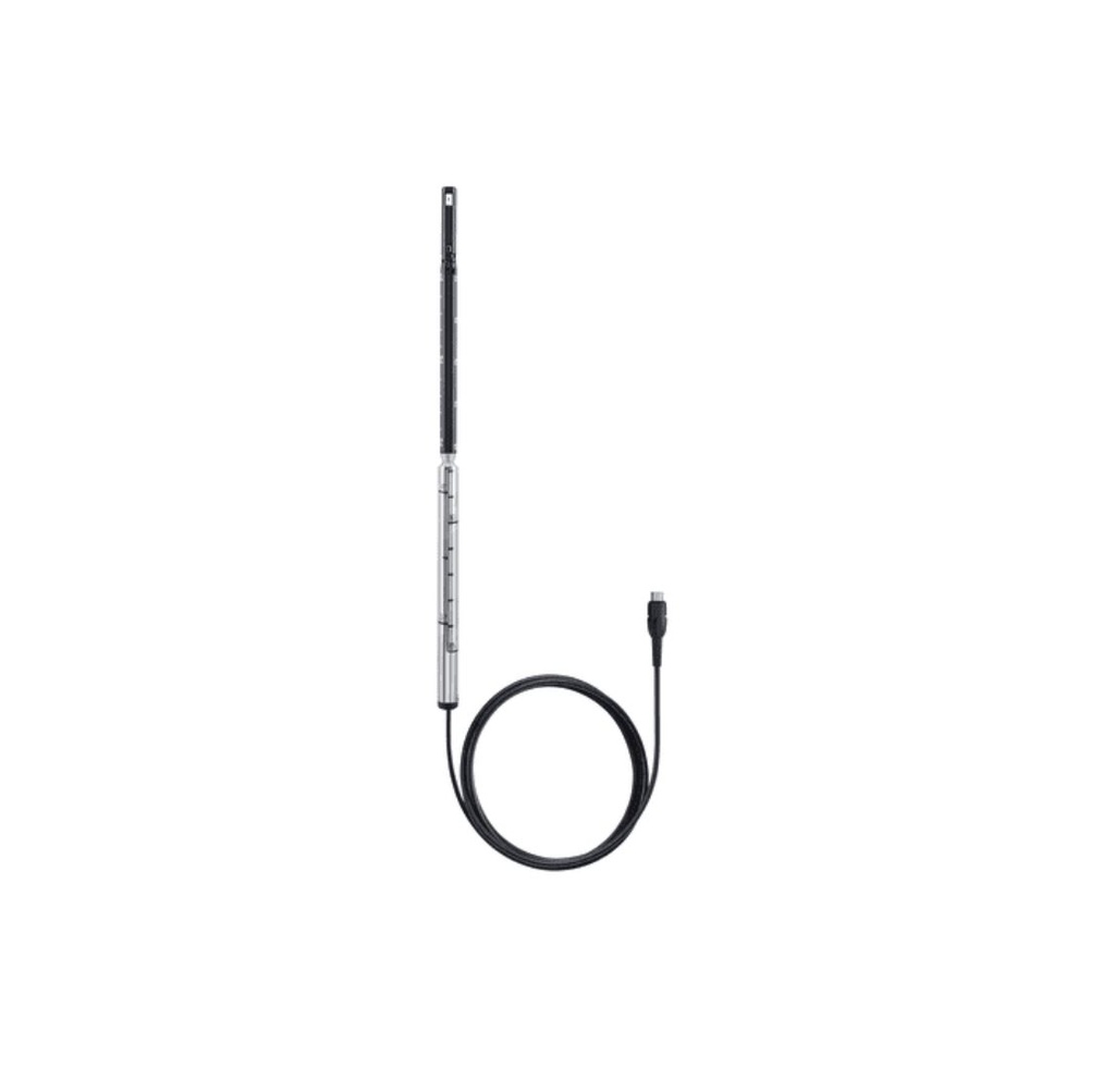 Hot wire probe (digital) - including temperature sensor, wired