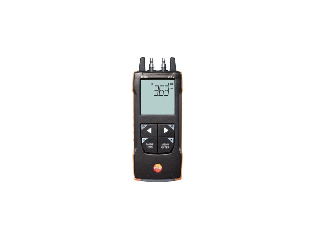 testo 512-2 Digital differential pressure measuring instrument with App connection