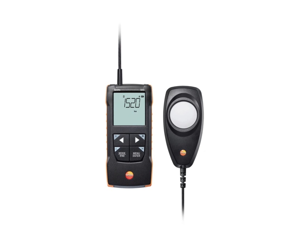 testo 545 Digital Lux meter with App connection