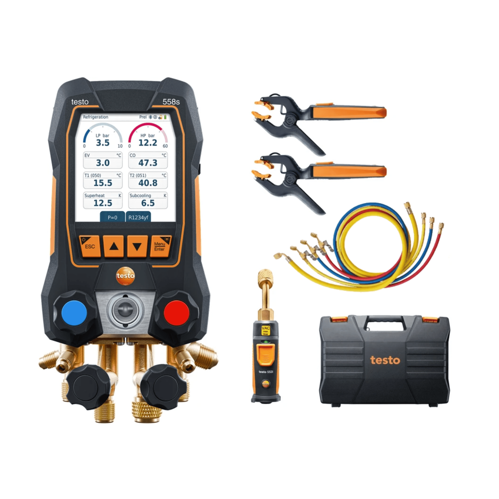 testo 558s Smart Vacuum Kit with hoses 