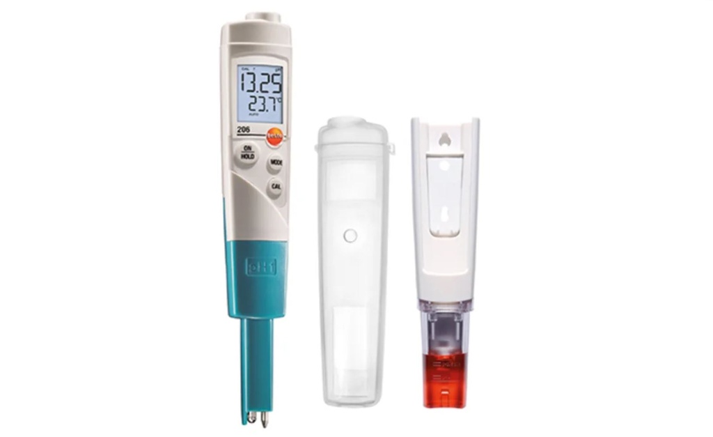 testo 206 pH1 pH/temperature measuring instrument for liquids