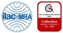 Volume Flow - Calibration Certificate, ISO/17025. 5 points: 400-800-1,200-1,500-2,000m³/h. GAC.