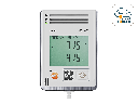 testo 162 IAQ - Online data logger with display and integrated sensors for temperature, humidity, CO2 and atmospheric pressure